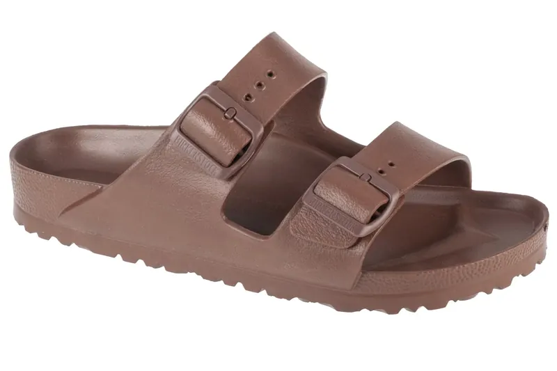 Birkenstock Arizona Eva 1027402, Damskie, Brązowe, klapki, syntetyk, rozmiar: 40