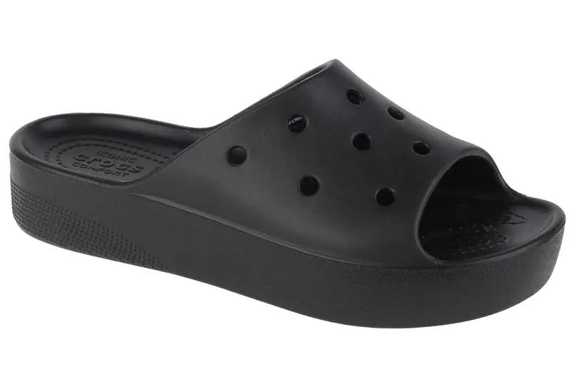 Crocs Classic Platform Slide 208180-001, Damskie, Czarne, klapki, syntetyk, rozmiar: 36/37