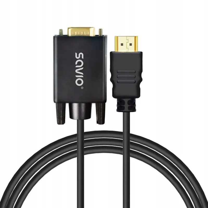 Savio Kabel/adapter Hdmi (M) Vga (M) CL-197