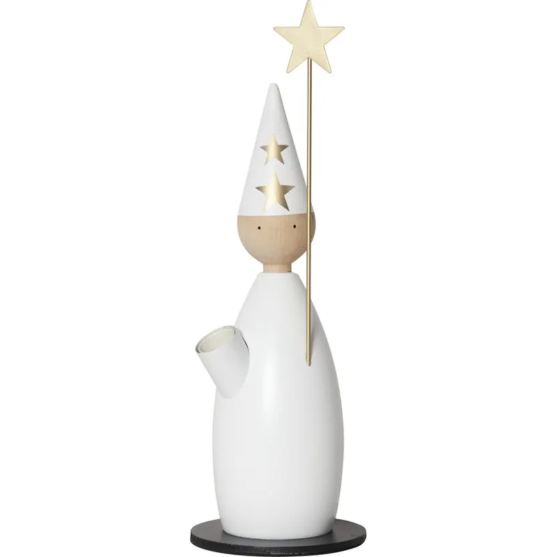 Biała dekoracja świetlna ze świątecznym motywem ø 12 cm Lucia Classic – Star Trading