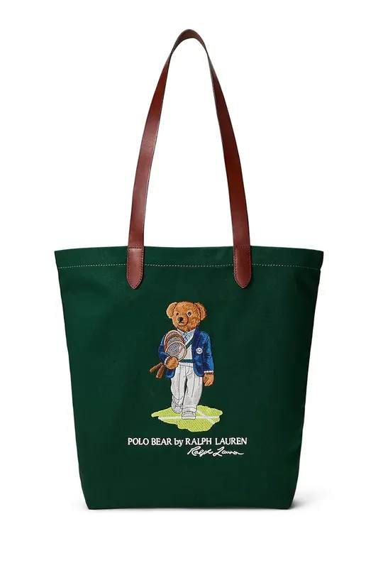 Polo Ralph Lauren CANVAS-SHOPPER-TTE-MED torebka shopper damska bawełniana
