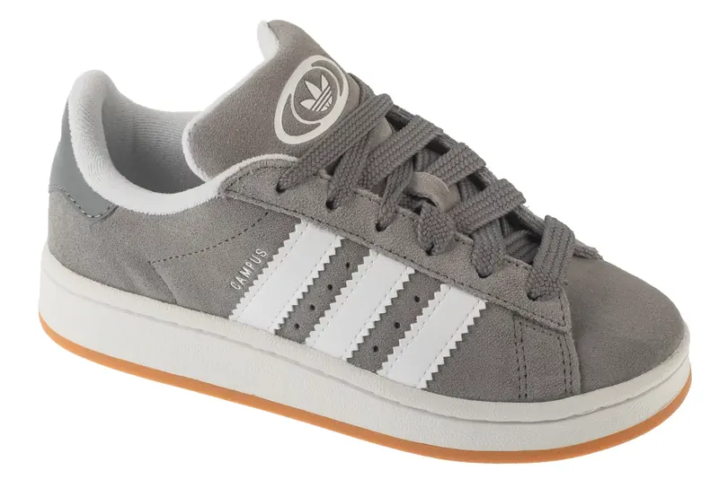 adidas Campus 00s K JI4330, Dla chłopca, Szare, buty sneakers, skóra zamszowa, rozmiar: 28
