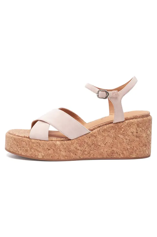 Woden Emily Powder Maat: 40 | Sandalen Outlet | Dames | Beige