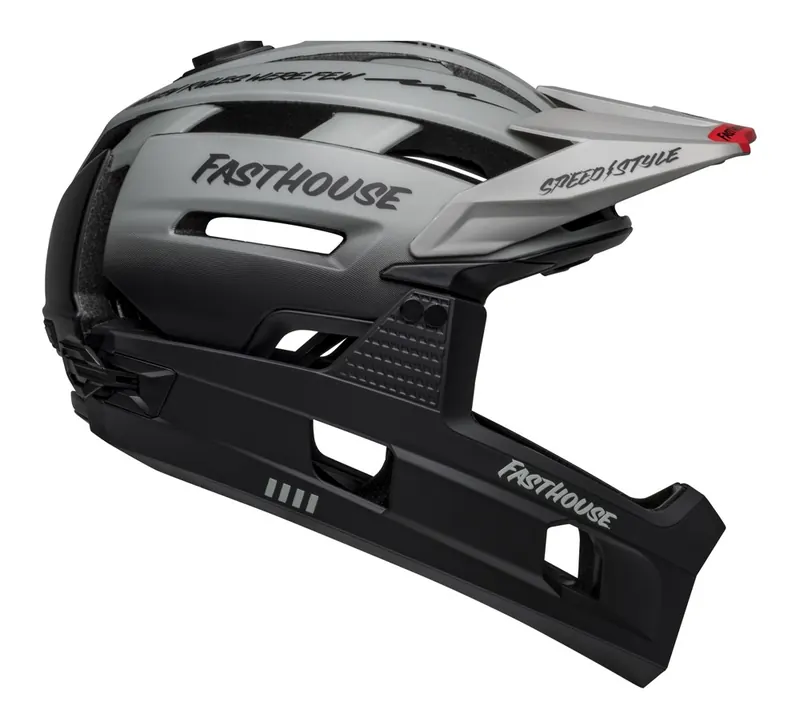Kask full face BELL SUPER AIR R MIPS SPHERICAL matte gray czarny fasthouse (52-56)