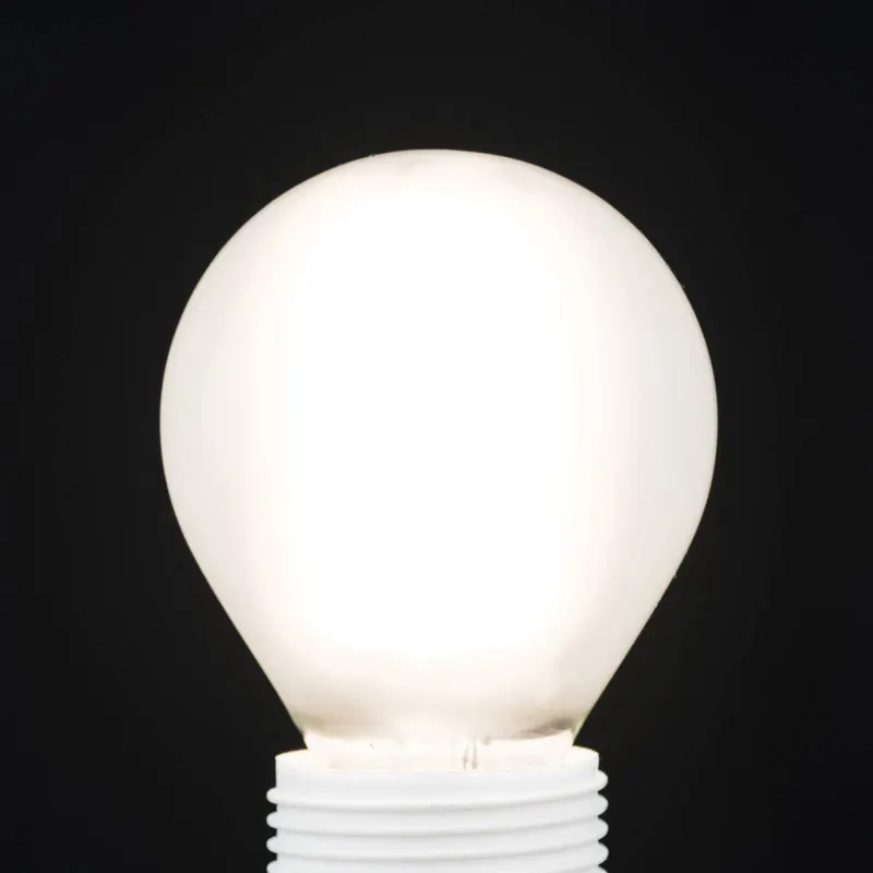 Żarówka LED E14 G45, matowa, 6W, 2700 K, 720 lm, ściemniana