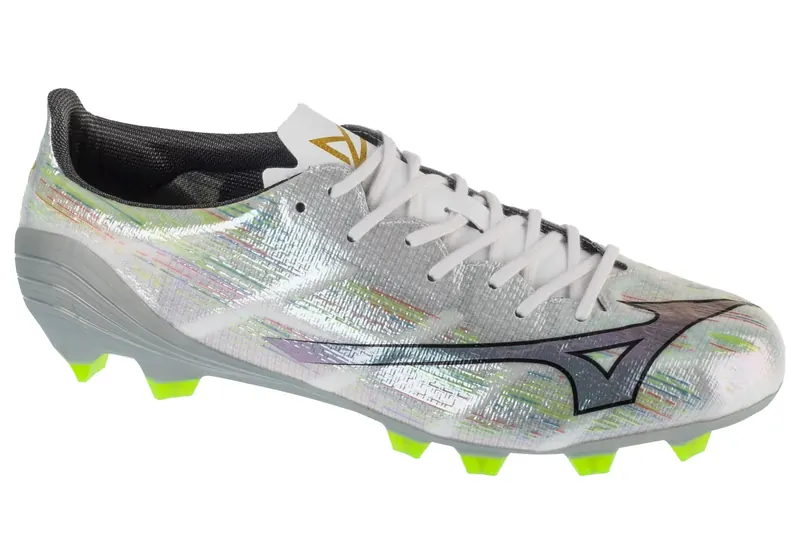 Mizuno Alpha II Pro FG P1GA256409, Męskie, Białe, buty piłkarskie - korki, skóra syntetyczna, rozmiar: 43