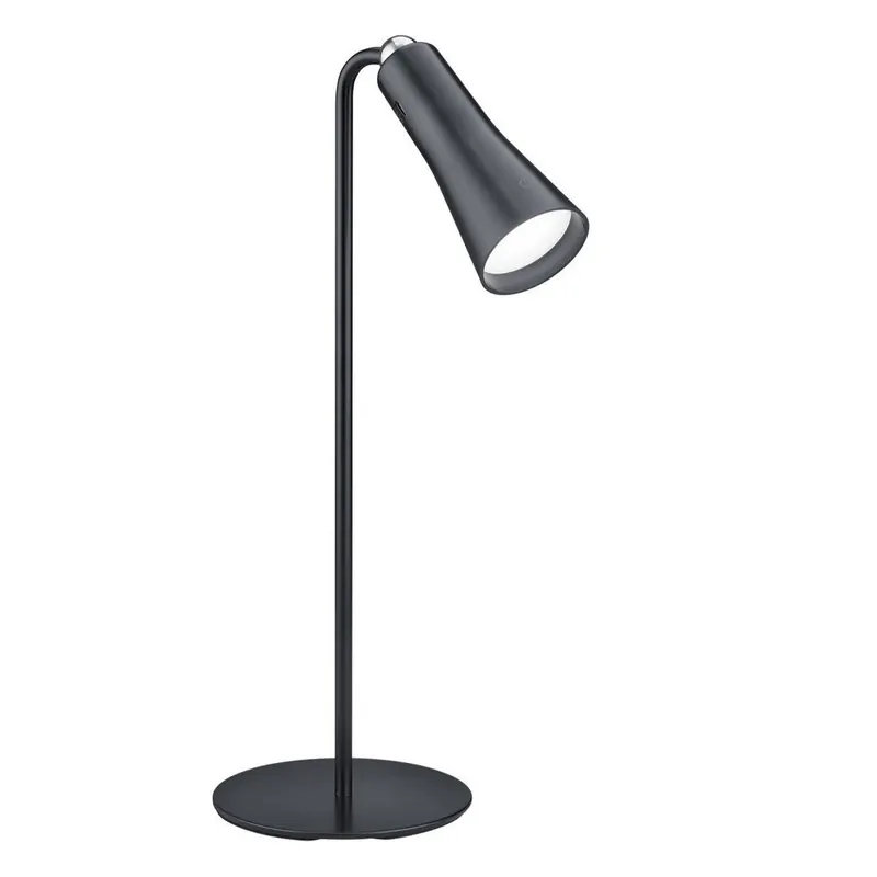 Metalowa lampa stołowa LED w kolorze matowej czerni (wysokość 36 cm) Maxi – Reality