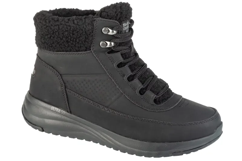 Skechers On-The-Go Stellar - Alpine Adventure 144756-BBK, Damskie, Czarne, buty zimowe, syntetyk, rozmiar: 37