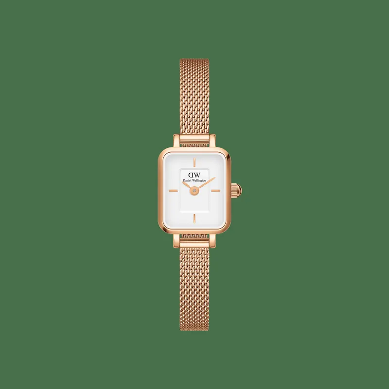 Daniel Wellington DW Watch Quadro Mini Melrose 15.4x18.2mm Rose Gold