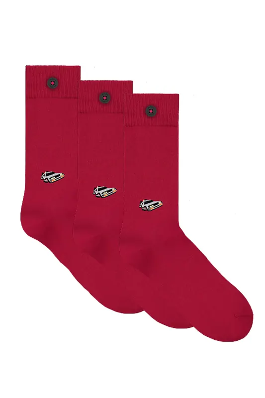 A-DAM  3-pack Casual Socks Mart Salsa Maat: 36-40 | Slipjes Outlet | Unisex
