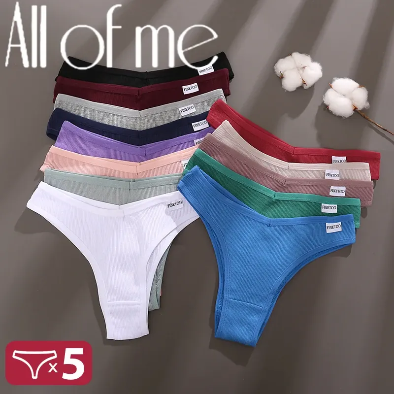 5 sztuk/zestaw bawełniana bielizna-majtki seksowna bielizna damska figi Tangas kobiece kalesony majtki stringi majtki Bikini stałe 13 kolorów