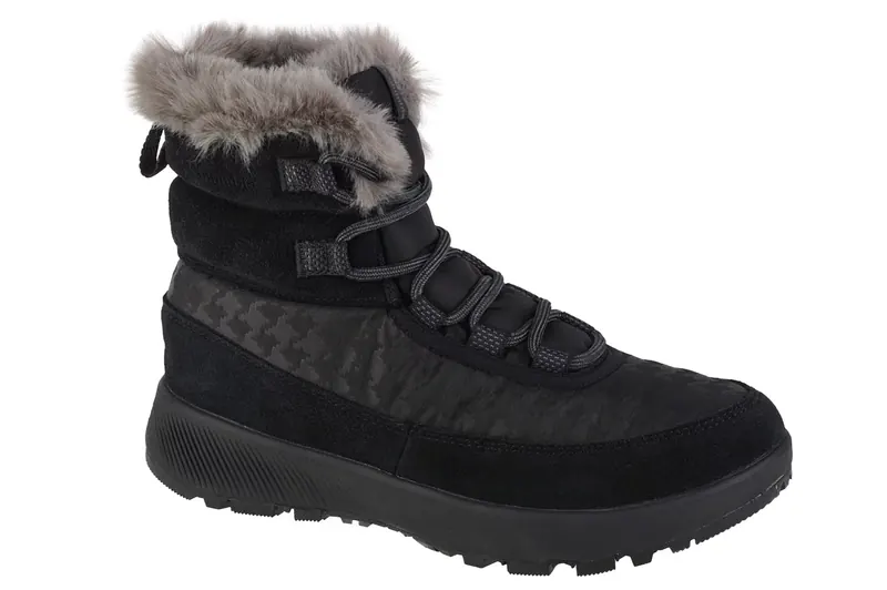 Columbia Slopeside Peak Luxe 1979551010, Damskie, Czarne, buty zimowe, skóra zamszowa, rozmiar: 37
