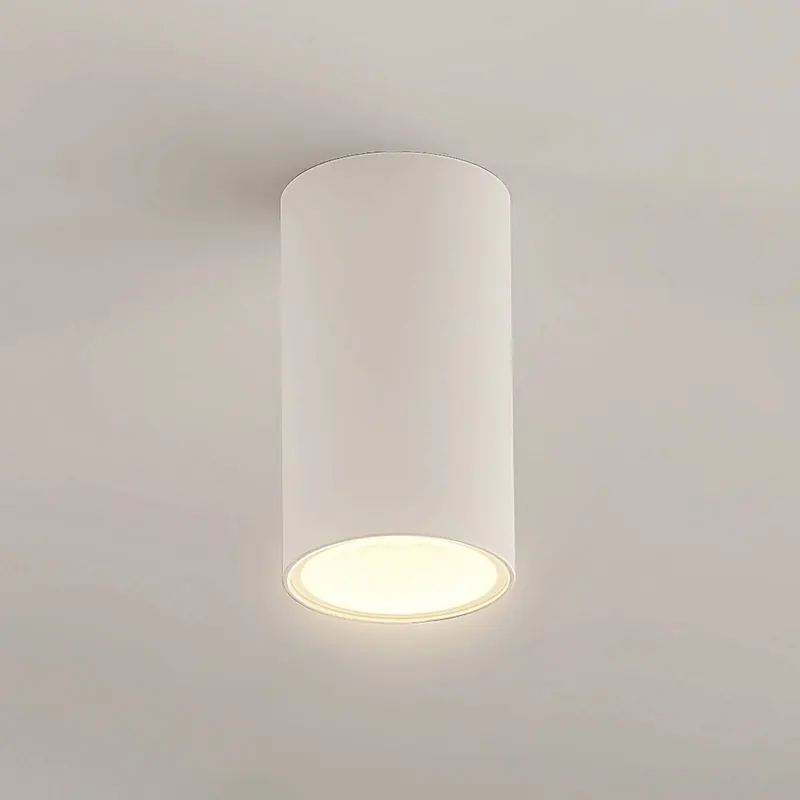 Arcchio downlight Olivir, biały, metal, Ø 6cm, GU10, IP44