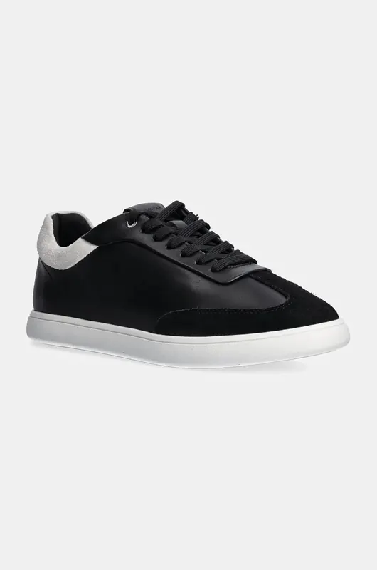 Calvin Klein sneakersy skórzane LP CUPSOLE LACE UP LTH MIX