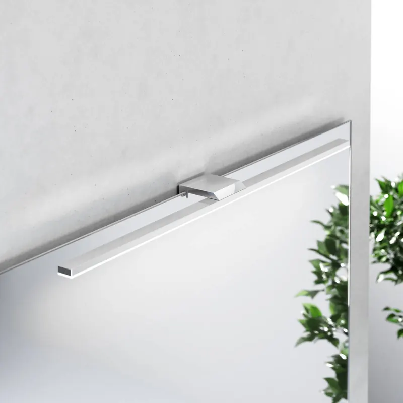 Oświetlenie lustra LED Triga IP44, chrom, 60cm, 3000K