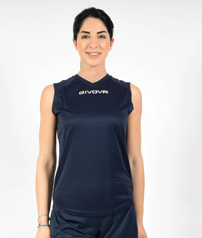 GIVOVA koszulka bezrękawnik unisex ONE niebieski (XL)