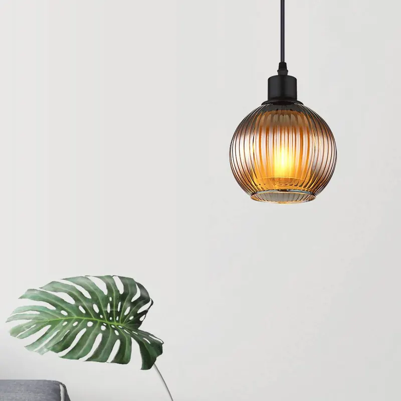 Lampa wisząca Zumba, benzyna, Ø 15 cm, szkło