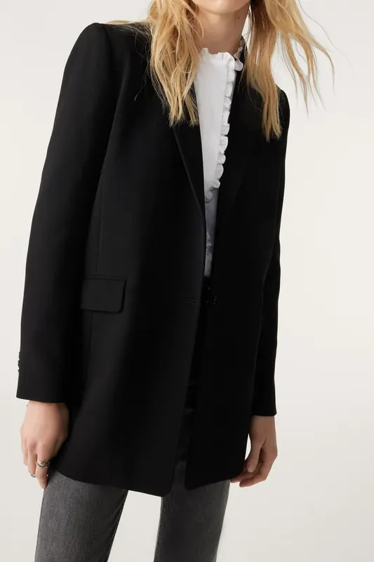 BA&SH Tailored Blazer Black Maat: XS | Blazers Outlet | Dames | Zwart