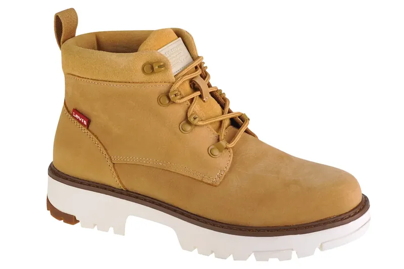 Levi's Solvi Ankle 233618-932-74, Damskie, Żółte, trapery, nubuk, rozmiar: 37