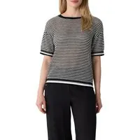 Comma Pullover Grey/black Maat: 34 | Sweaters Outlet | Dames | Zwart