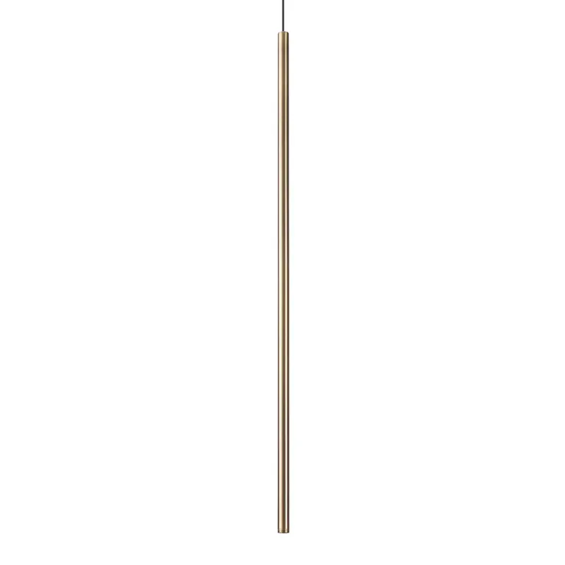 Lampa wisząca LED Filo pojedyncza mosiężna