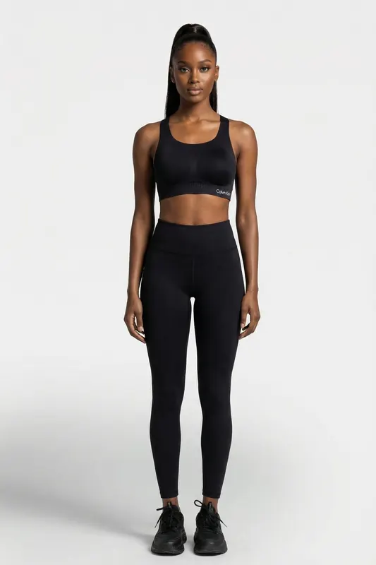 Calvin Klein Invisibles High Support Bra Black Maat: M | Sport BH's Outlet | Dames | Zwart