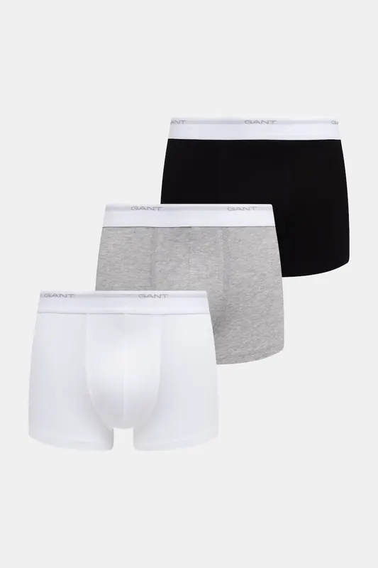 Gant bokserki dopasowane męskie bawełniane z elastanem 3-pack