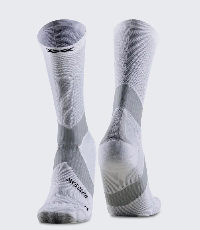 Skarpety unisex X-Socks BIKE EXPERT CREW ARCTIC WHITE/PEARL GREY białe (42/44)
