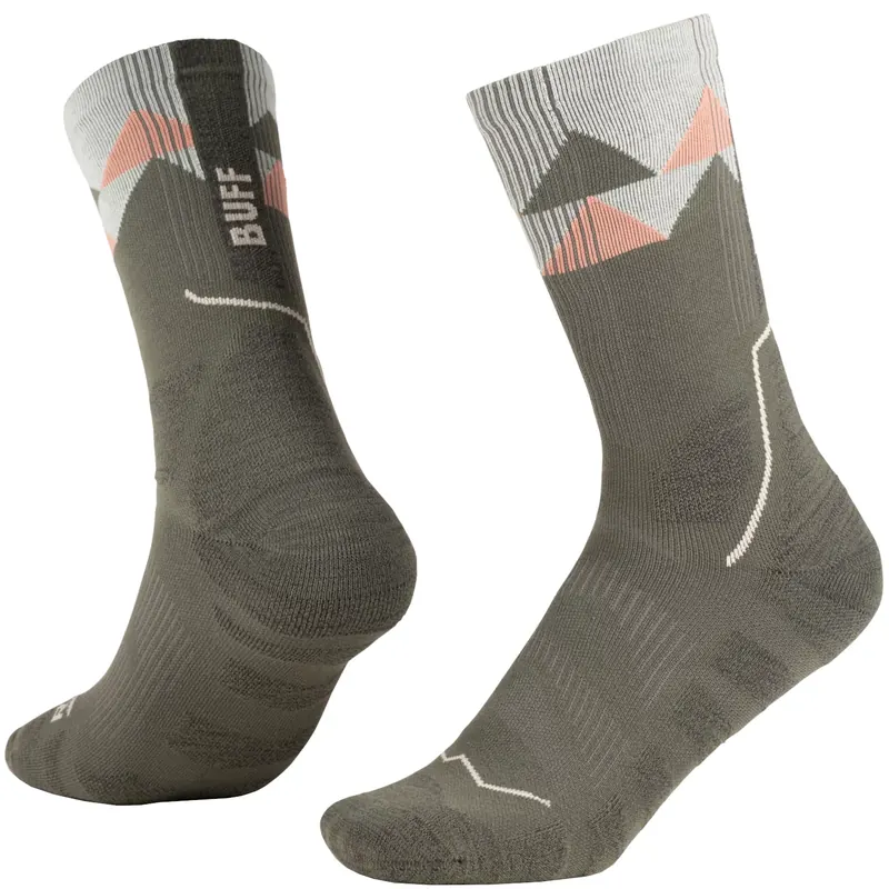 BUFF Thermonet Crew Socks 138869823, Unisex, Zielone, skarpetki, poliester, rozmiar: 39-41