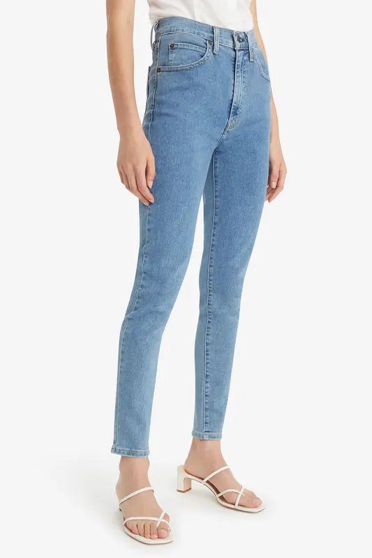 Levi's Retro High Skinny Jeans Maat: W25L32 | Skinny Jeans Outlet | Dames | Blauw