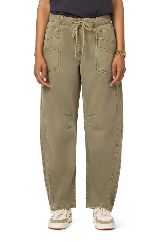 Scotch & Soda Pull On Arc Pant Martini Olive Maat: L | Cargobroeken Outlet | Dames | Bruin