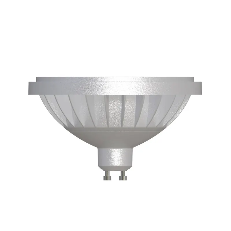 Reflektor LED Arcchio GU10 ES111, 12 W, srebrny, 3000 K, ściemniany