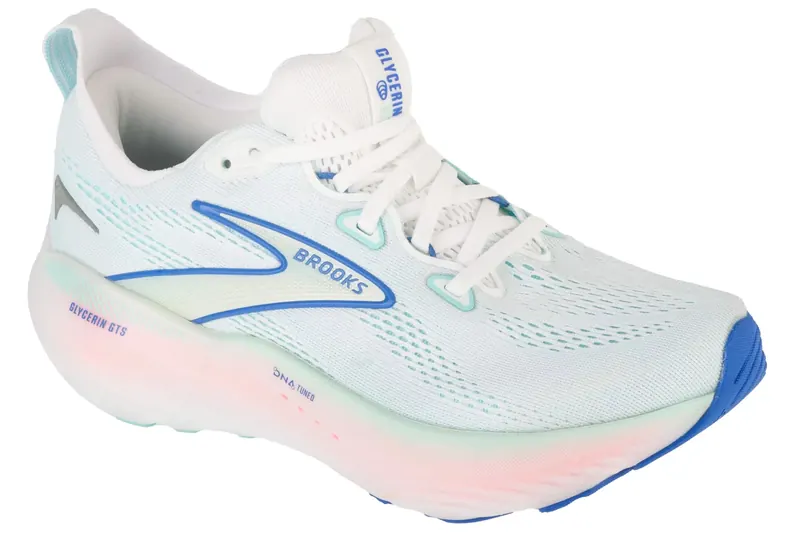 Brooks Glycerin GTS 22 1204351B110, Damskie, Białe, buty do biegania, tkanina, rozmiar: 38,5