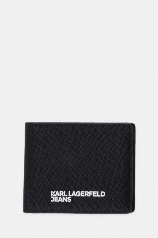 Karl Lagerfeld Jeans portfel męski z imitacji skóry