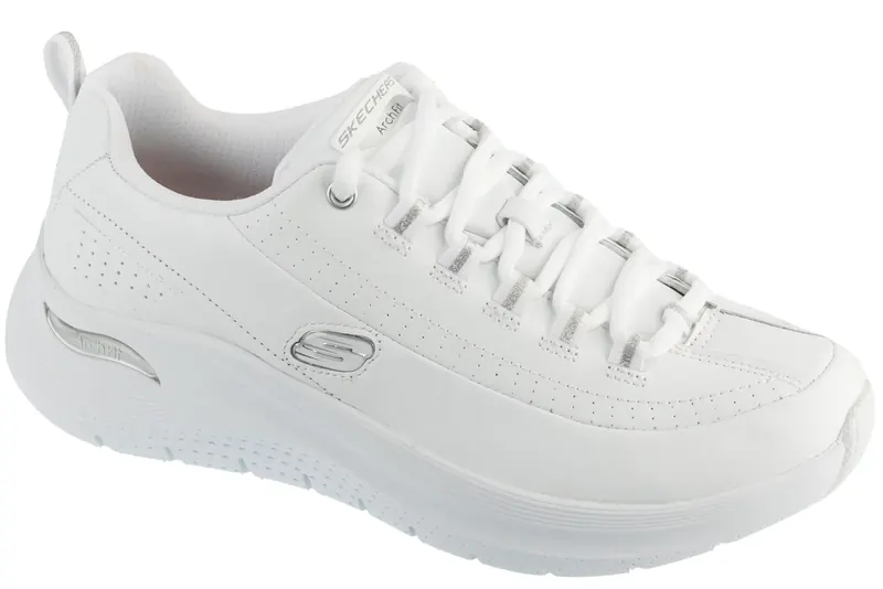 Skechers Arch Fit 2.0 - Star Bound 150061-WSL, Damskie, Białe, buty sportowe, skóra naturalna, rozmiar: 39