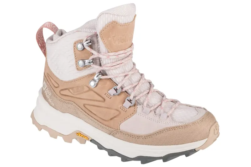 Jack Wolfskin Cyrox Texapore Mid W 4064311-5629, Damskie, Beżowe, buty trekkingowe, nubuk, rozmiar: 37
