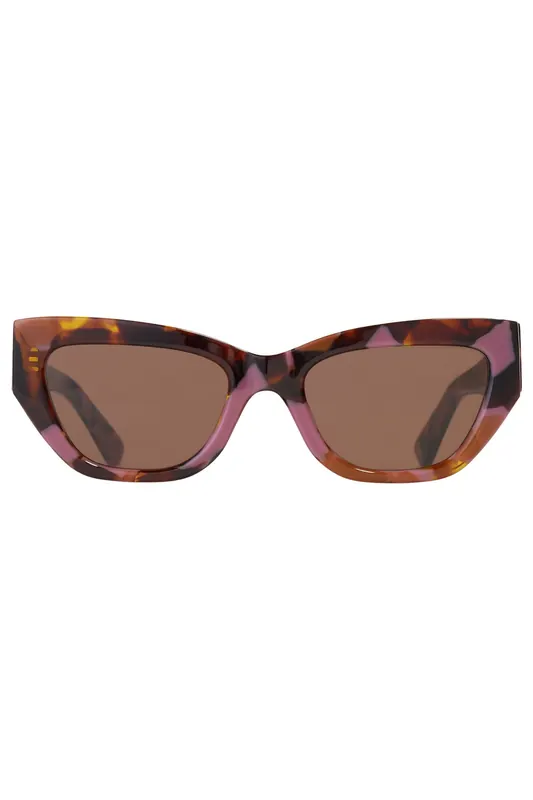 Ace & Tate Unisex Sinan-fiesta-sun Maat: M | Zonnebrillen Outlet | Unisex | Bruin