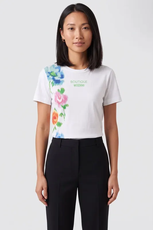 Moschino Knitwear White Maat: 38 | Tops Outlet | Dames | Wit
