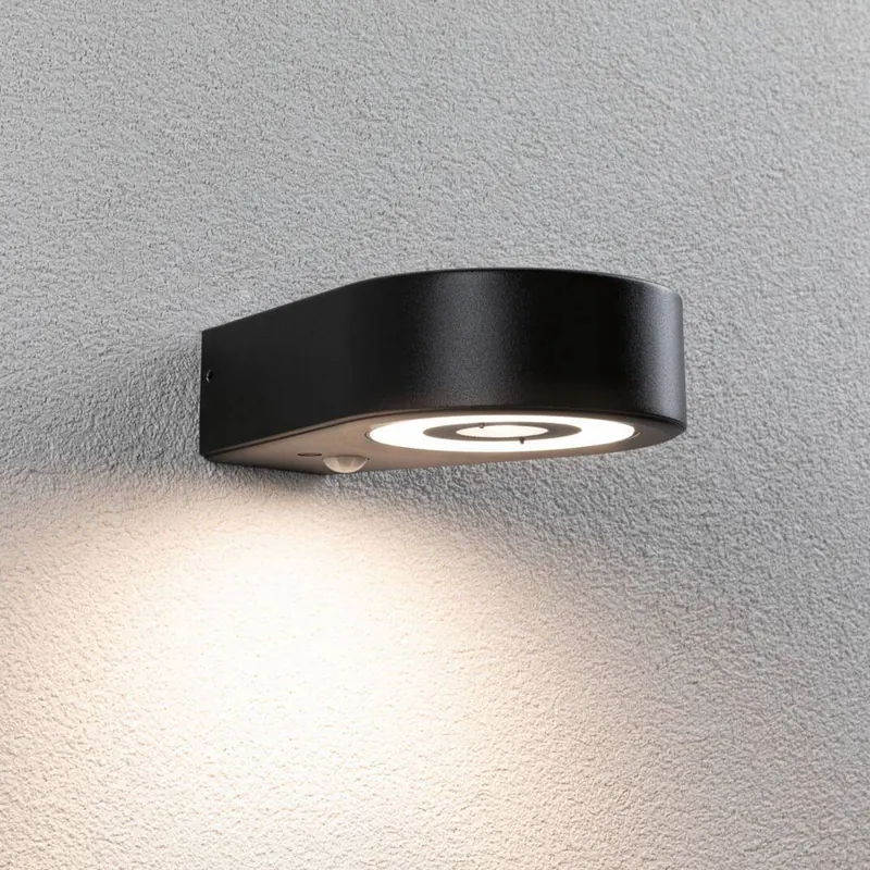 Paulmann kinkiet LED Silma antracyt 1-punktowa IP44