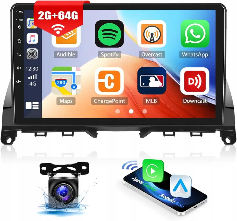 2 Gb Ram 64 Gb Rom Camecho Android 13 autorádio s navigáciou pre Mercedes-Benz