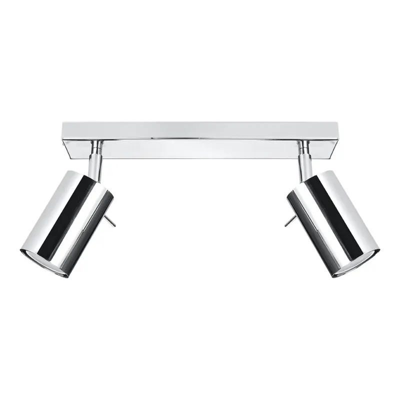 Metalowa lampa punktowa w kolorze srebra 6x30 cm Etna – Sollux