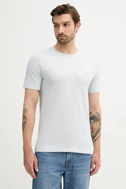 BOSS Orange T-shirt męski bawełniany Tales