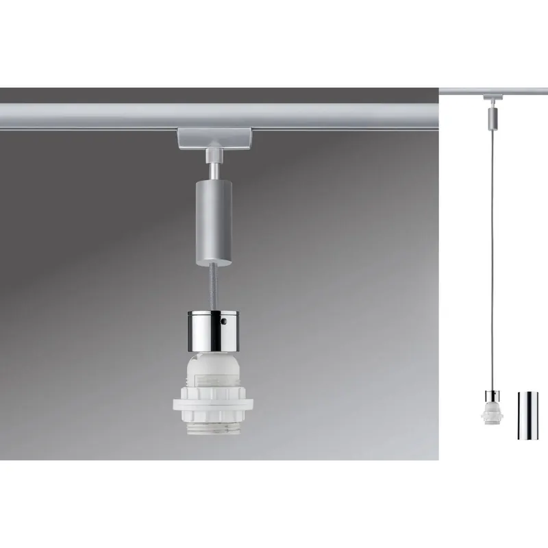 Paulmann URail 2Easy Basic lampa wisząca, chrom