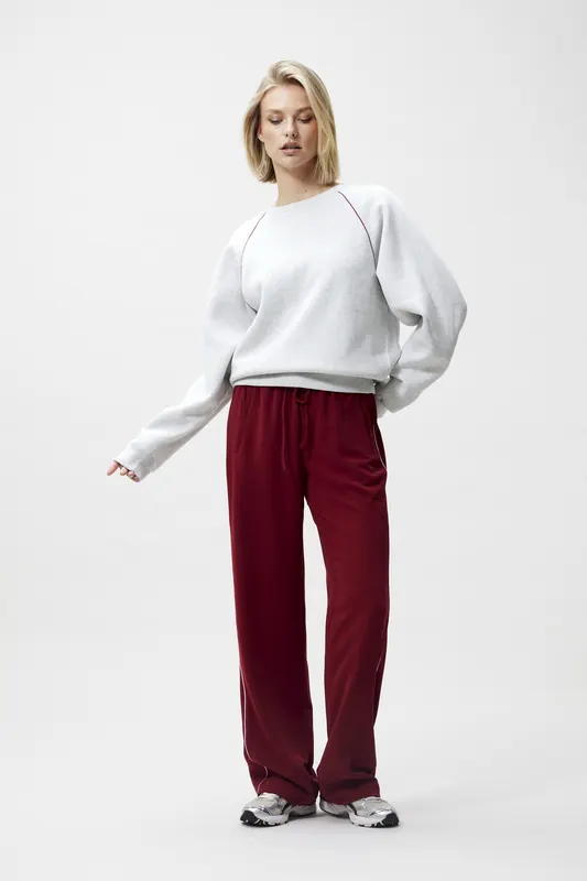 Catwalk Junkie Graphic Sweater With Piping Light Grey Melange Maat: 36 | Sweaters Outlet | Dames | Grijs