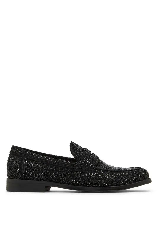 Steve Madden Natan-r Casual Shoes Rhinestones Maat: 43 | Instappers Outlet | Heren | Zwart