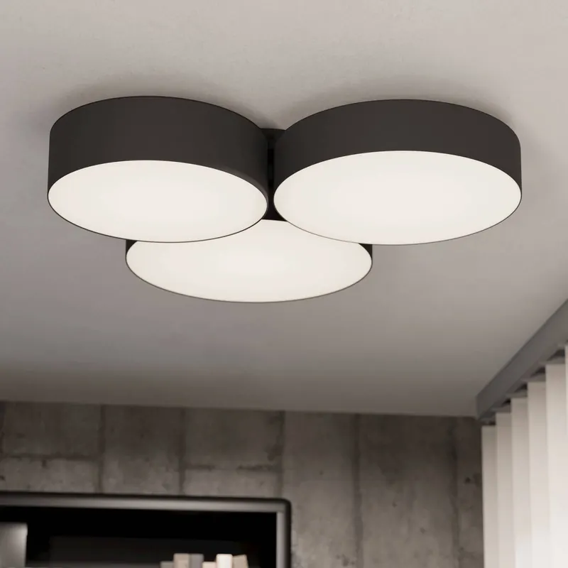 EGLO connect Smart - lampa sufitowa LED Barbano-Z, czarna