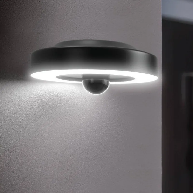 OSRAM SMART+ Kamera zewnętrzna LED CIRCLE z Wi-Fi, grafitowa Czujnik IP44