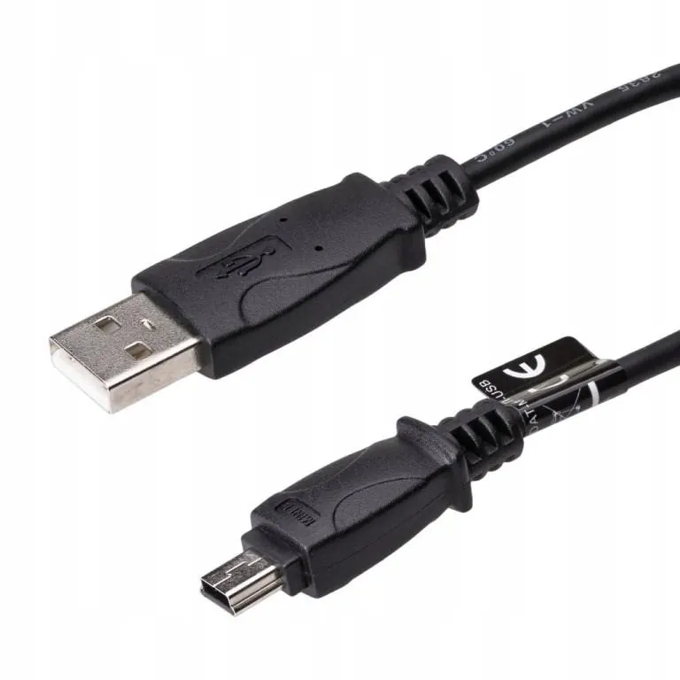 Akyga Adapter Kabel Usb 2 0 Usb A Mini Usb B 5 Pin Do Drukarka Skaner