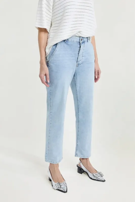 Josephine & Co Andrew Chino Light Jeans Maat: 40 | Straight Broeken Outlet | Dames | Blauw