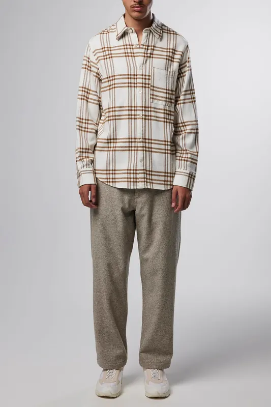 NN.07 New Arne 5166 Casual Shirt — Slim Fit Maat: M | Casual Overhemden Outlet | Heren | Wit